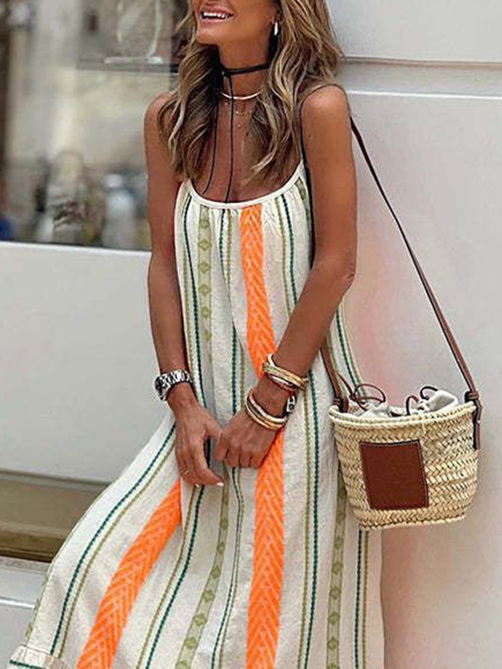 Daphne Bohemian Printed Dress