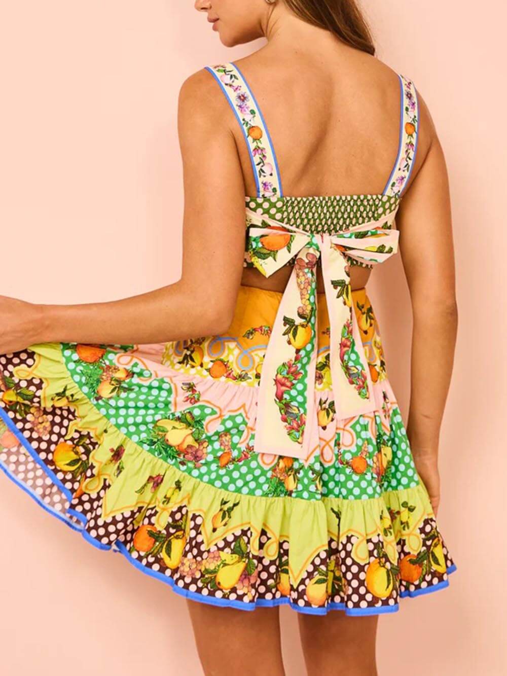 Saskia Pleated Hem Mini Dress