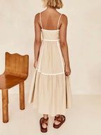 Cosima Adjustable Straps Midi Dress