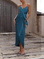 Saskia Strappy Halter Midi Dress