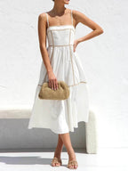 Cosima Adjustable Straps Midi Dress