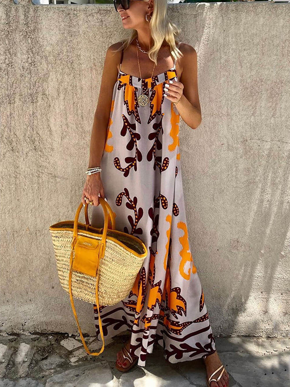 Eloise Printed Cami Dress