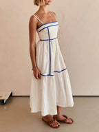 Cosima Adjustable Straps Midi Dress