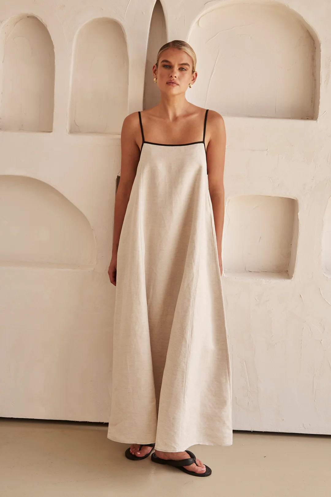 Cosima Linen Midi Dress