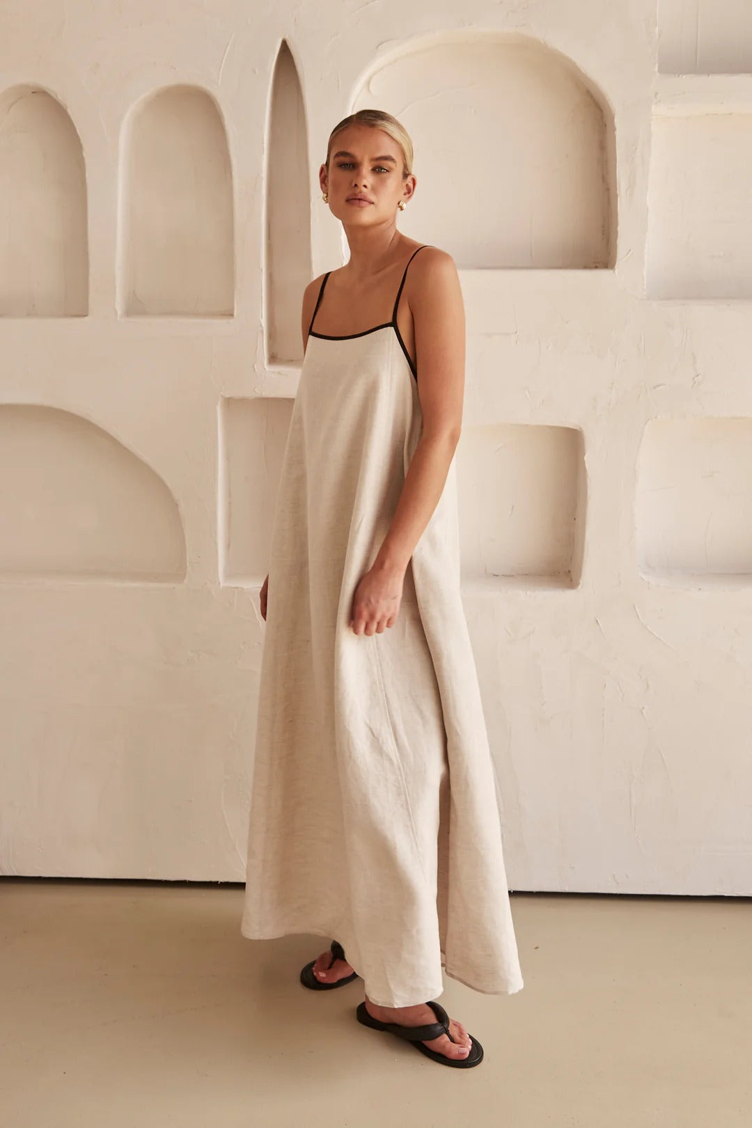 Cosima Linen Midi Dress
