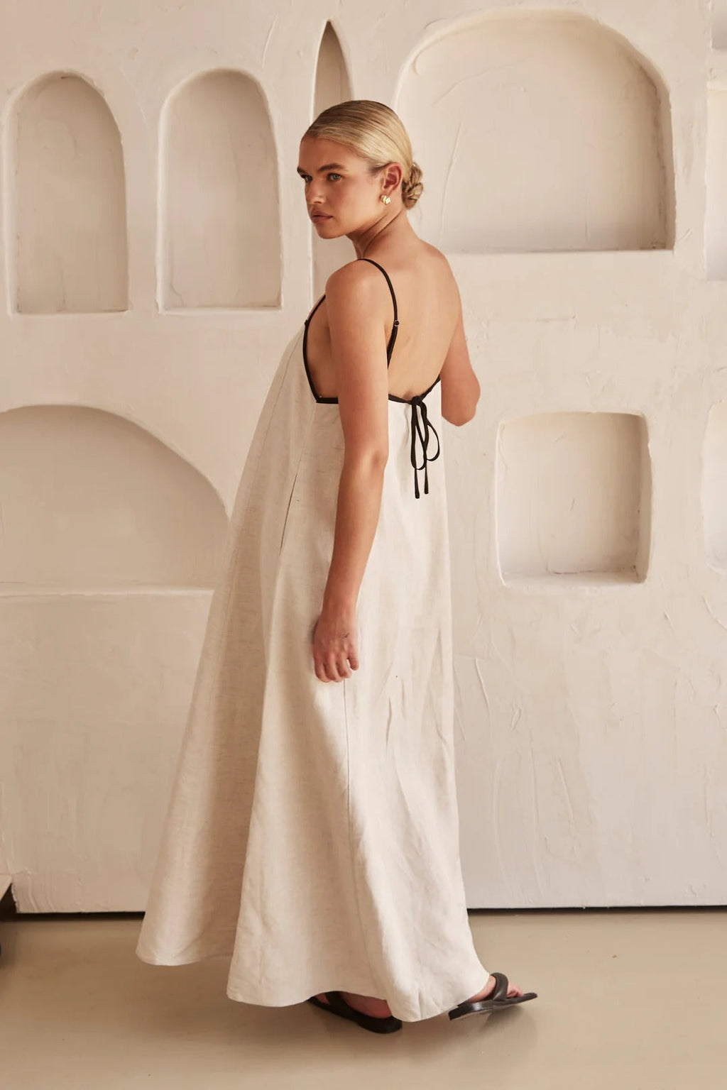 Cosima Linen Midi Dress