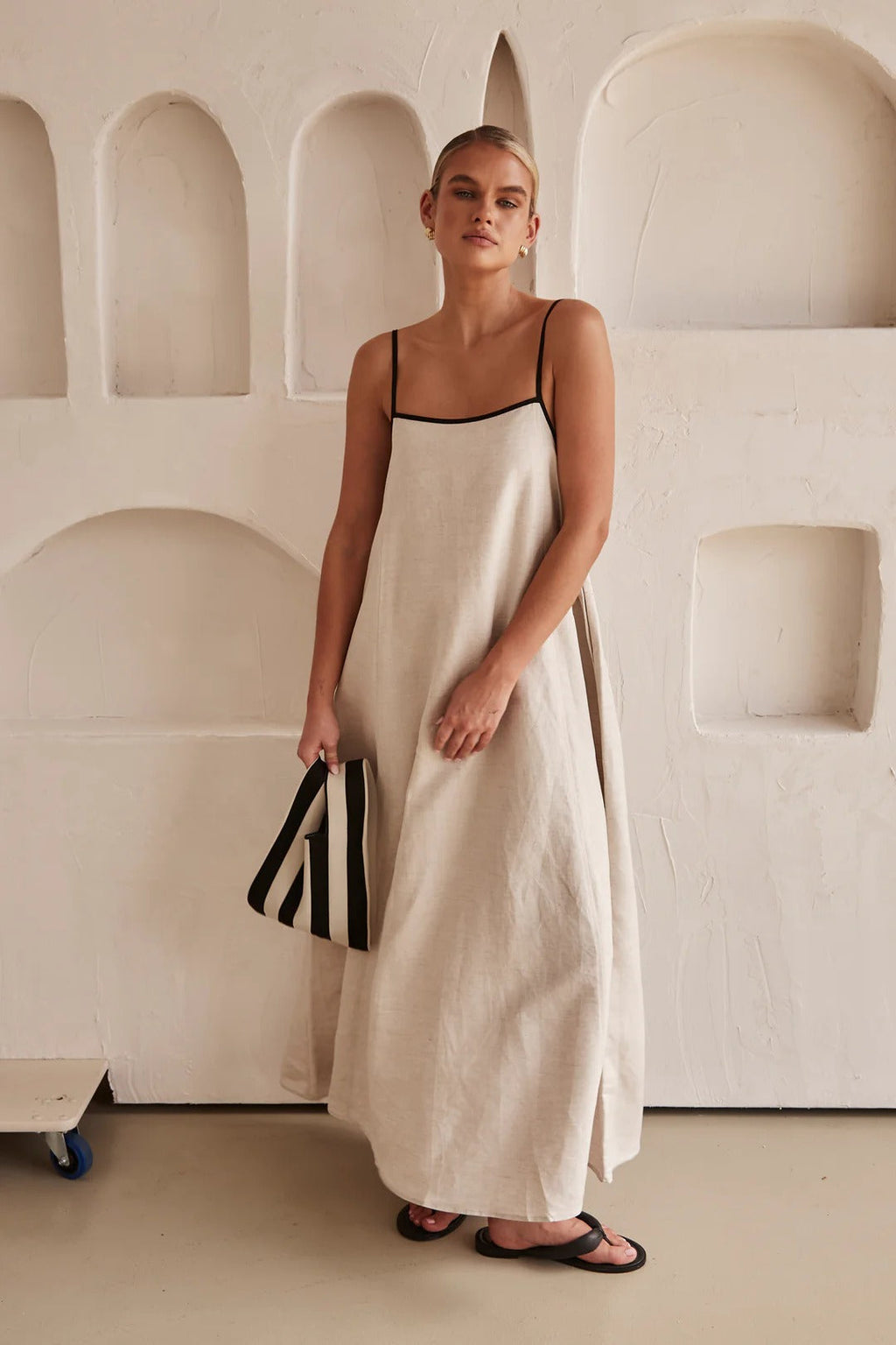 Cosima Linen Midi Dress