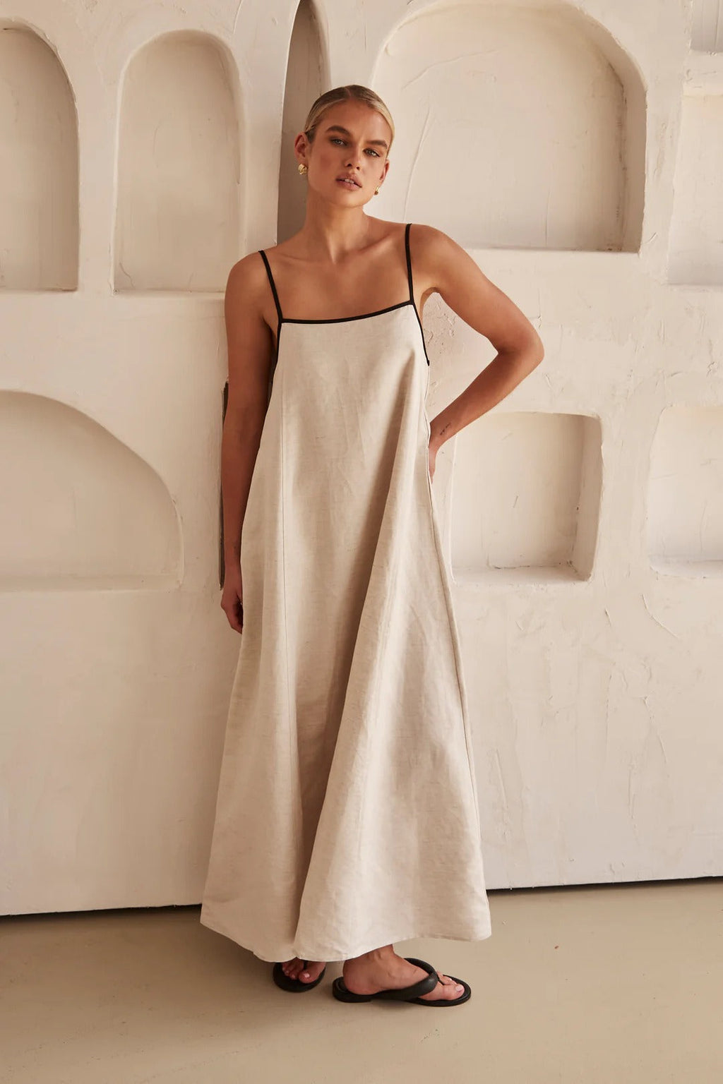 Cosima Linen Midi Dress