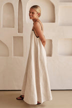 Cosima Linen Midi Dress