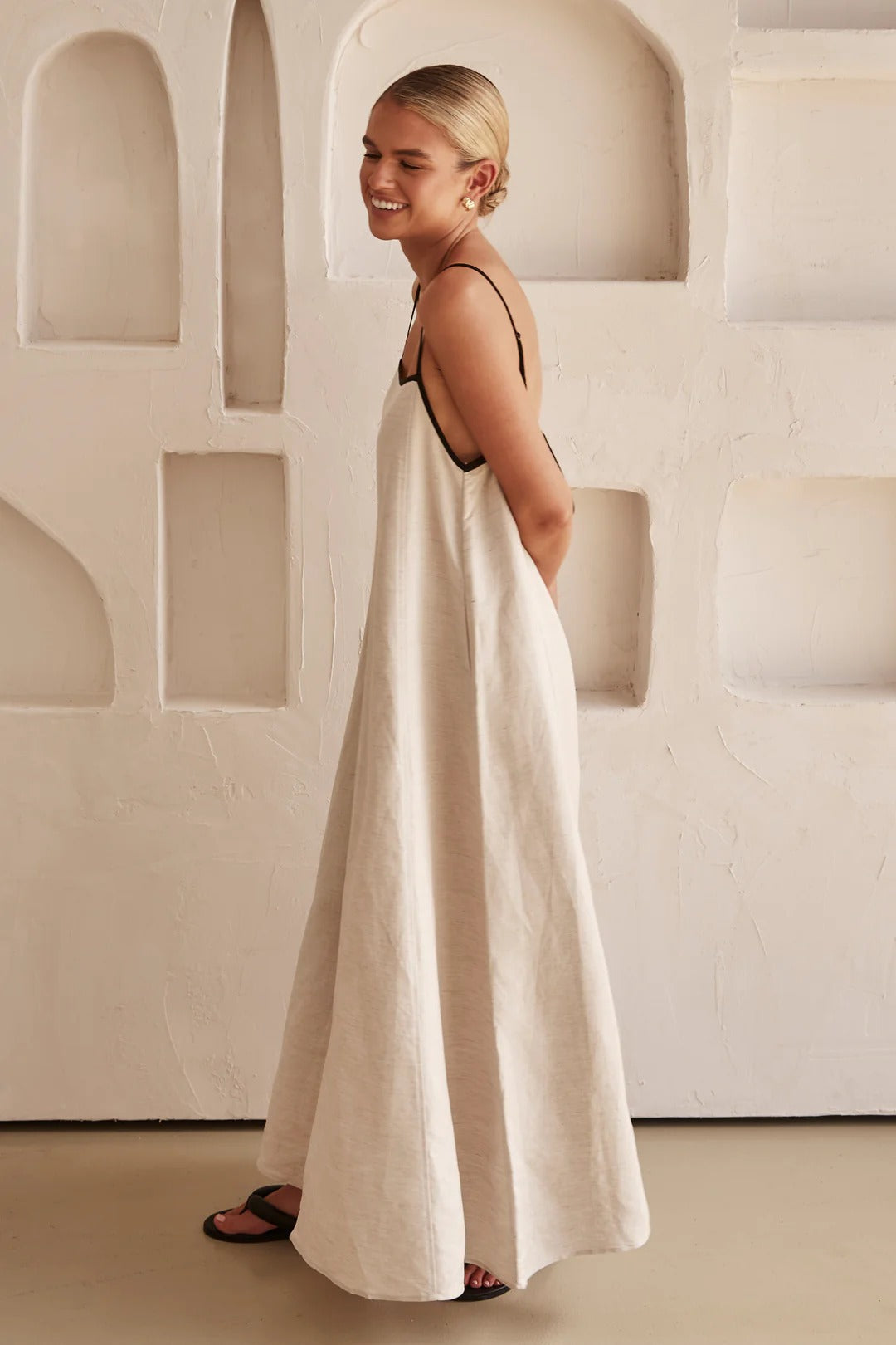 Cosima Linen Midi Dress