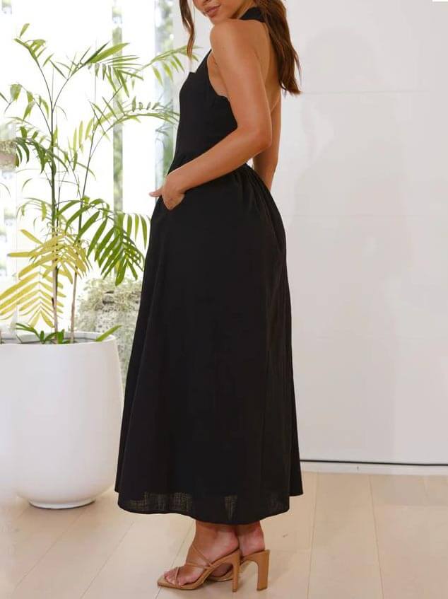Hela™ Halter Neck Midi Dress