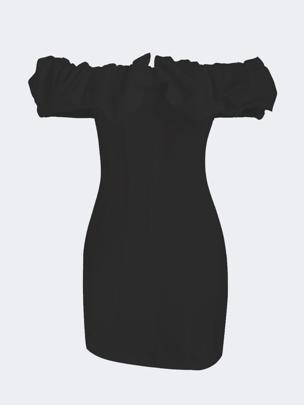 Saskia Ruffled Strapless Mini Dress