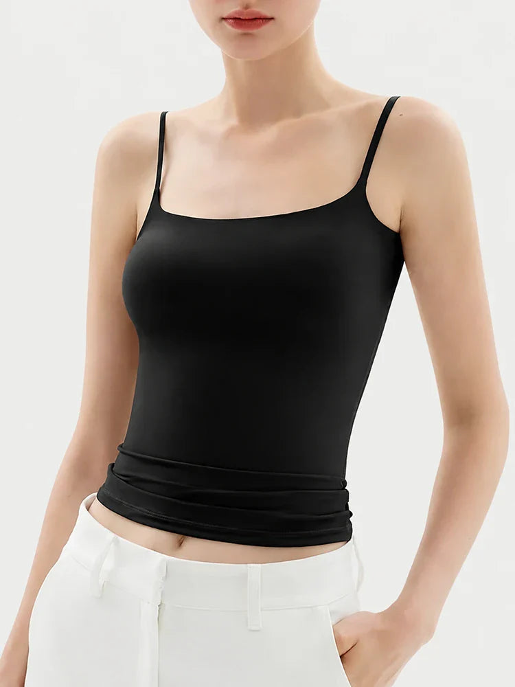 Women's Seamless Spaghetti Strap Shaping Tank Top
