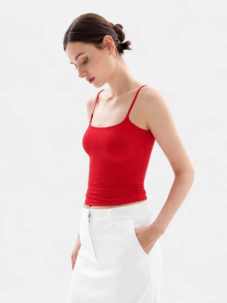 Women's Seamless Spaghetti Strap Shaping Tank Top