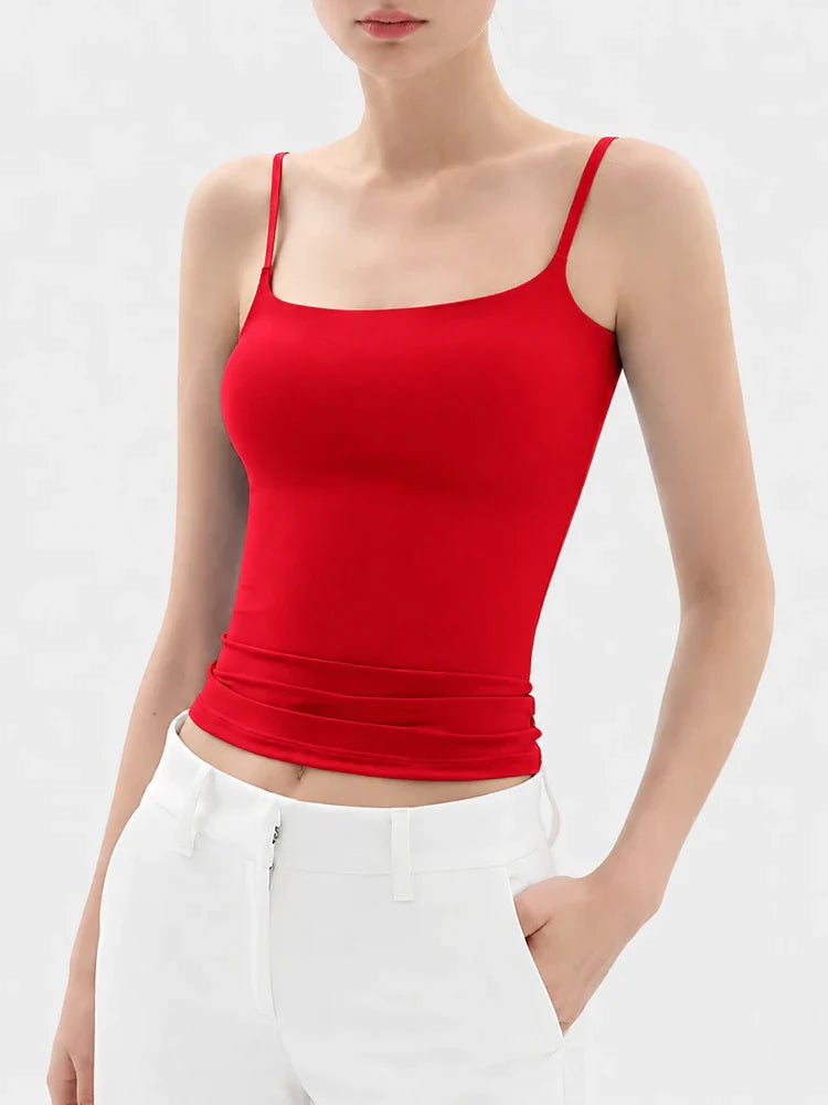 Women's Seamless Spaghetti Strap Shaping Tank Top