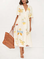 Uma Floral Puff Sleeve Dress